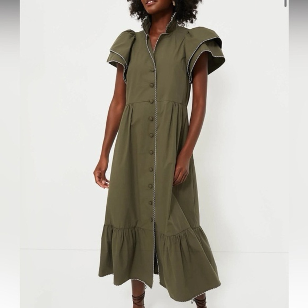 Tuckernuck Alice Dress Olive Green